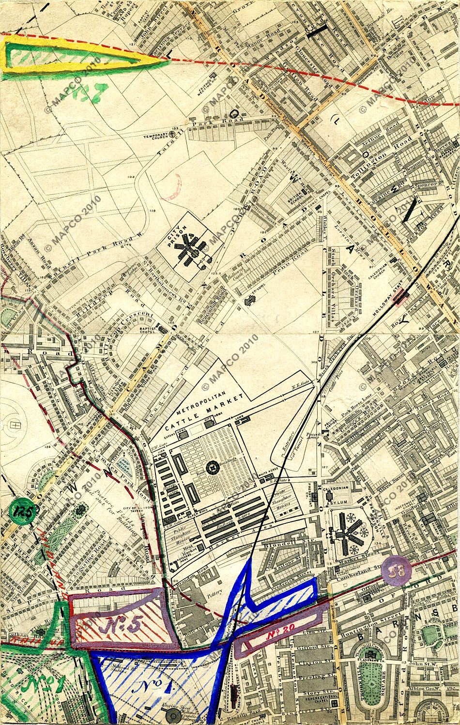 Cricklewood Map